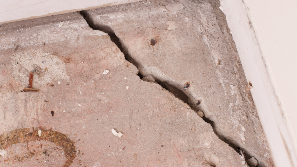 comment réparer une fissure dans un plancher de béton